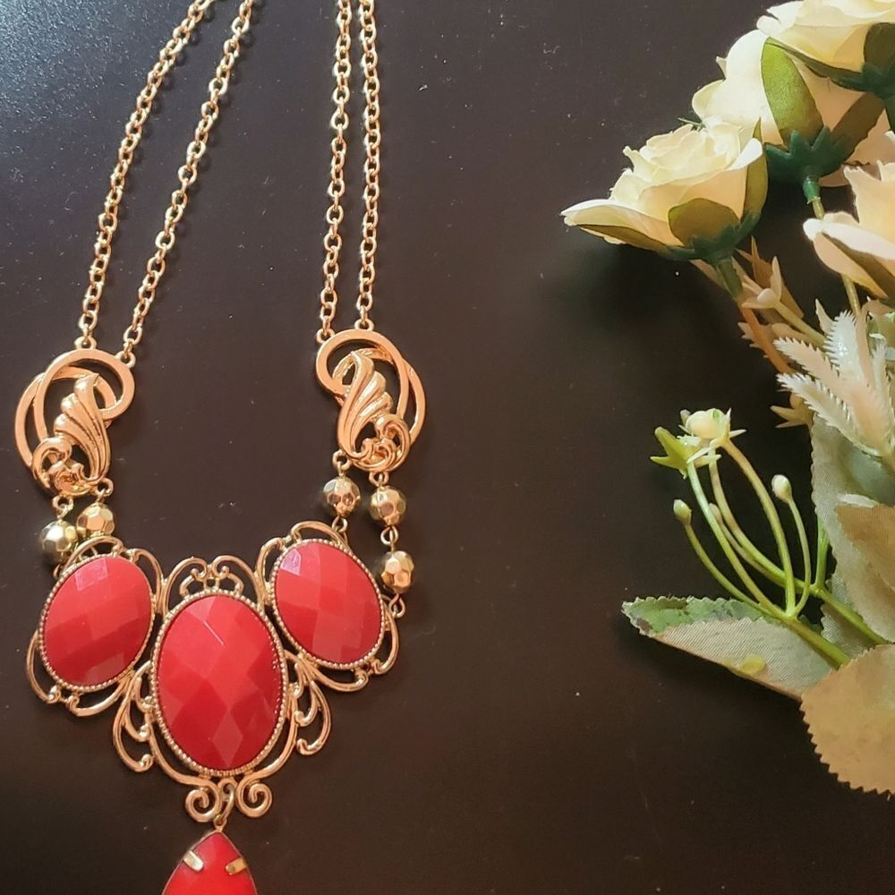 Ruby soul sultans bride‎ necklace